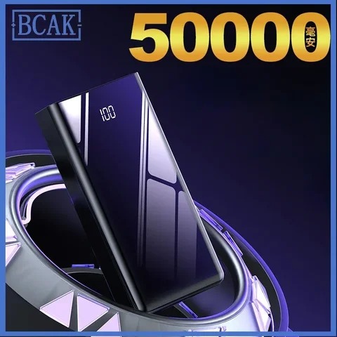 Power Bank большой емкости Fast Charge 50000 мАч 30 000 20 000 Power Bank