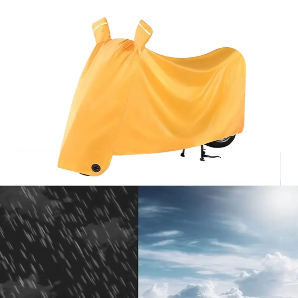 Waterproof Electric Vehicle Rain Cover Reflective Strap Anti-Rainstorm Motorcycle Raincoat Lightweight Thickened - Image 5