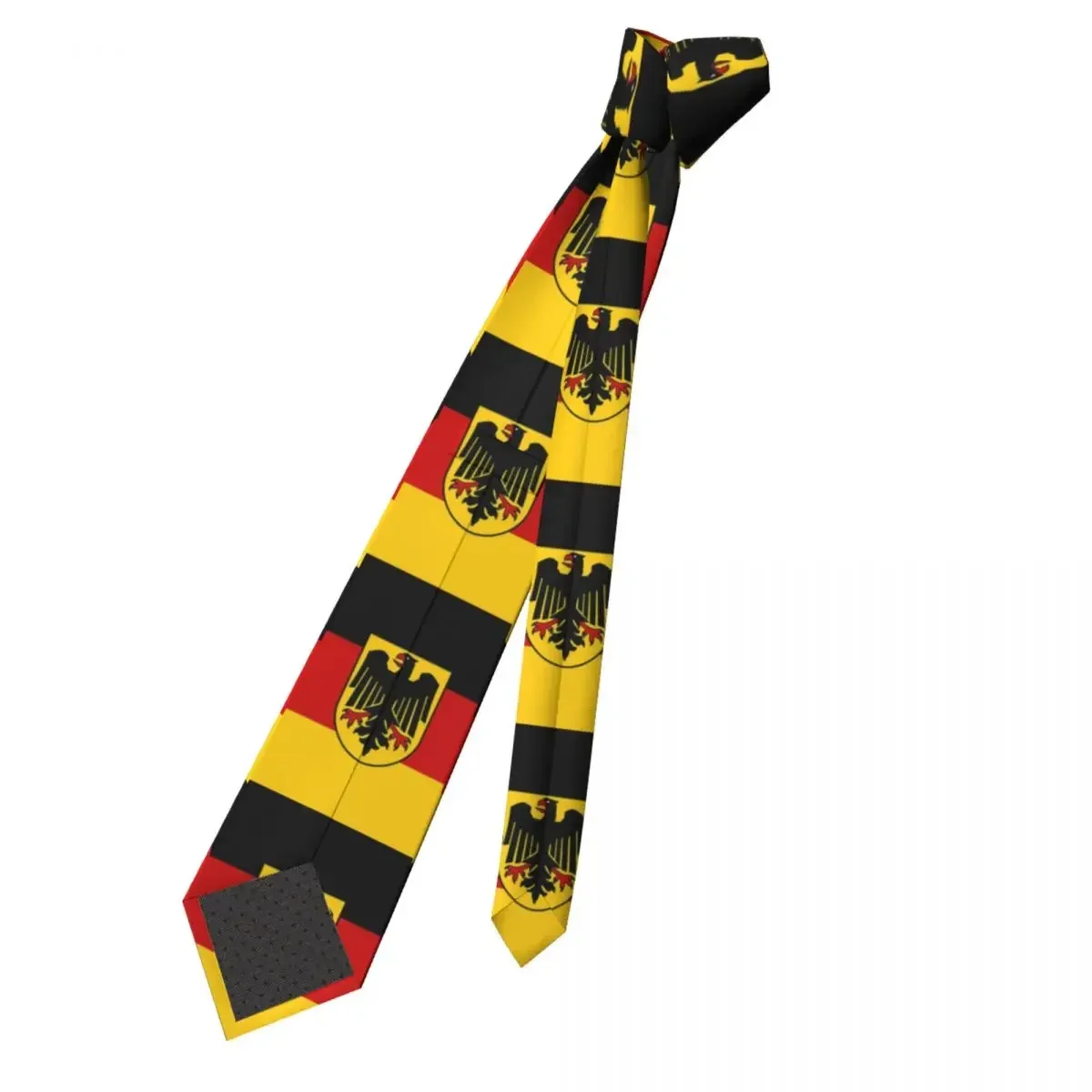 German State Flag Germany Necktie Men 8 cm Narrow Imperial Eagle Neck Tie for Men Accessories Gravatas Wedding Accessories Party