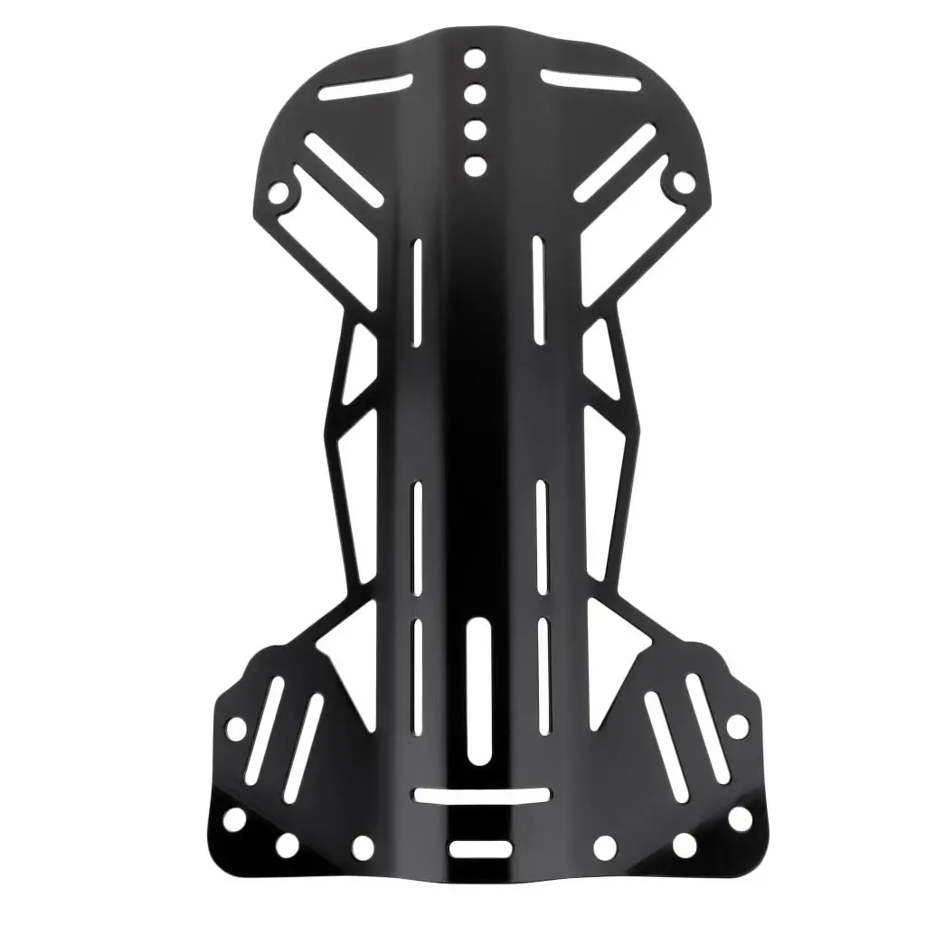 Dive Backplate - Performance Aluminum Scuba Diving Back Plate - 15.6 x 10.2 inch - High Strength &