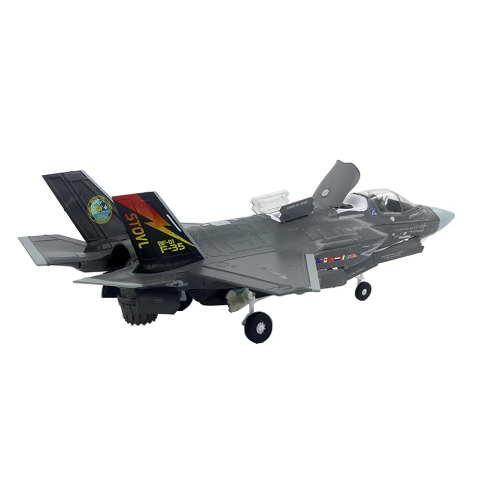 Exército dos EUA F-35 F-35B F35, Relâmpago II, Joint Strike, Jet Fighter, Diecast Metal Plane, Modelo de Aeronave, Brinquedo Infantil, Escala 1:72