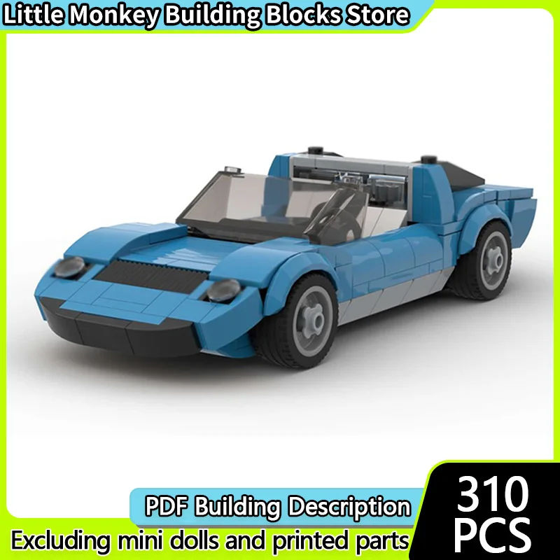 

Модель скоростного гоночного автомобиля MOC, строительные кирпичи Miura P400, модульная технология Hypercar, детские праздничные подарки, сборные игрушки, костюм