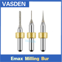 Imes Icore 350 Lithium Dislicate Milling Bur Cutting Burs For Dental CADCAM Glass Ceramics/Emax/Hybrid Ceramic Emery