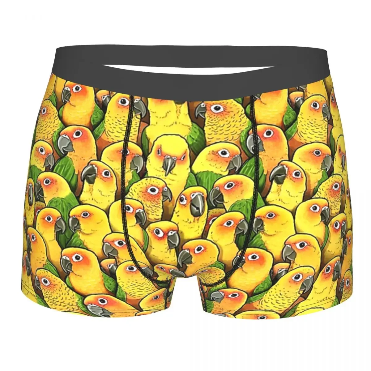 Jenday ConuresJenday Conures Underpants Breathbale Panties Male Underwear Print Shorts Boxer Briefs