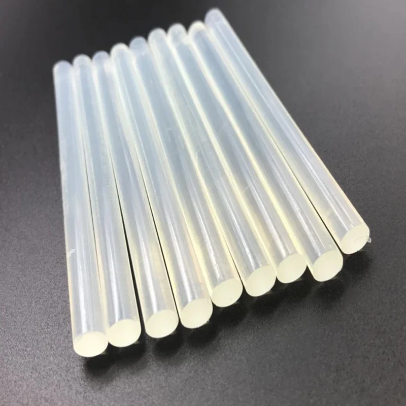 30pcs/60pcs 7mm Professional Hot Glue Sticks for Heat Glue Gun High Viscosity Glue Stick Repair Tool White Strong Silicone Bar