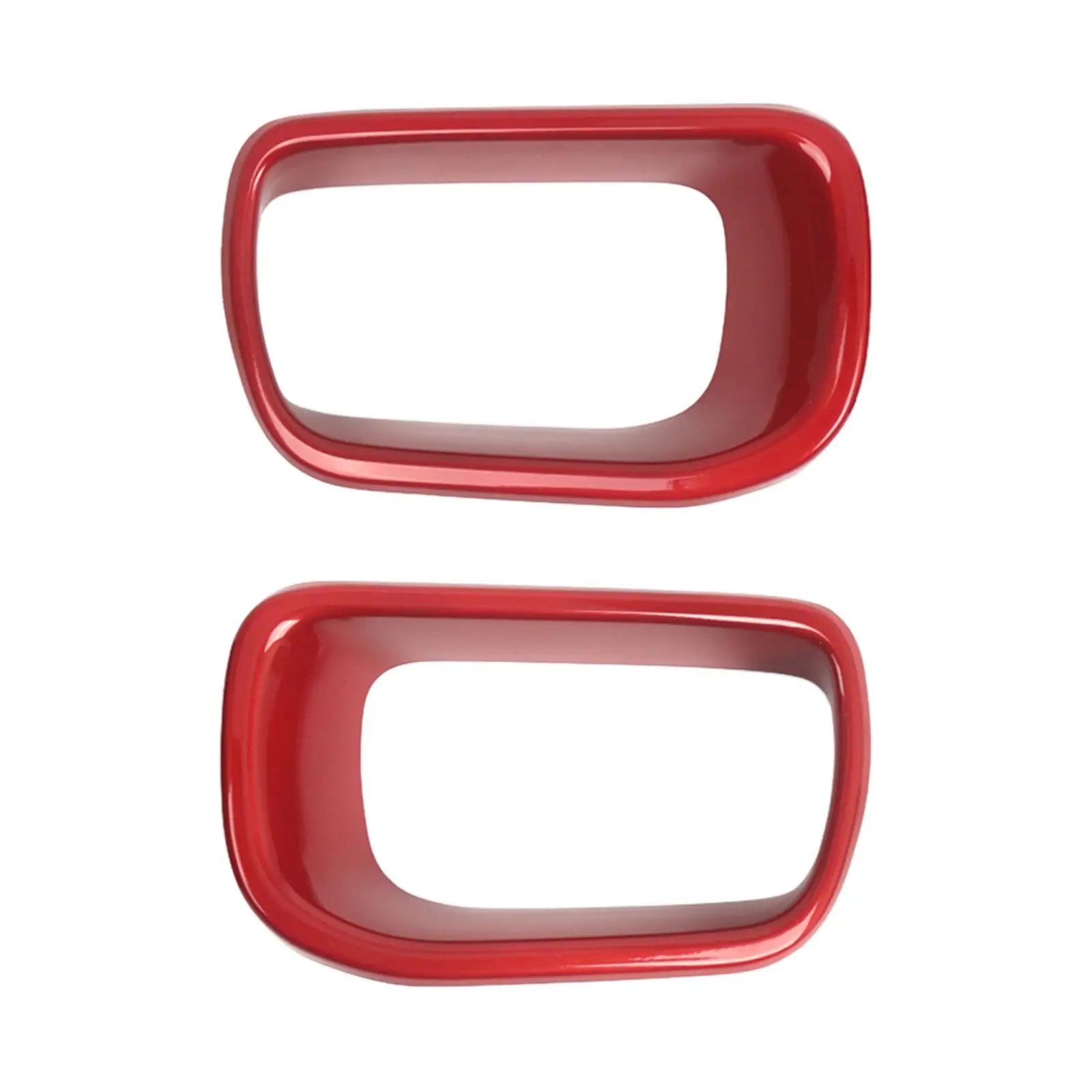 2 Pieces Front Air Duct Brake Cover Bezel Red for Mini Cooper S F55 F56 F57 2014-2021 Accessories Lightweight Repair Parts