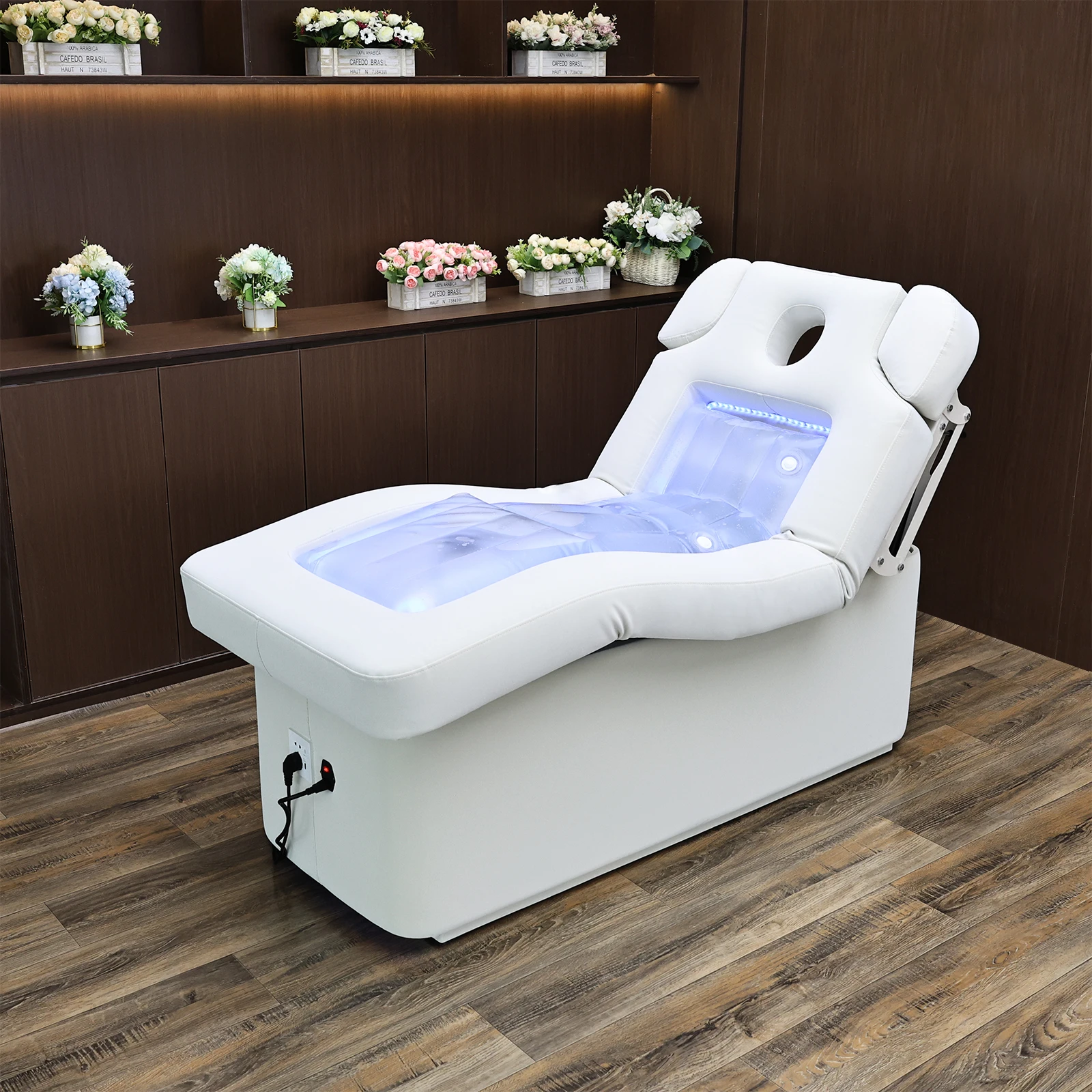 2026 Hydrotherapy electric Bed Water Massage Beds Heated LED Light Therapy Spa Salon Equipment Professional Commercial Wholesale