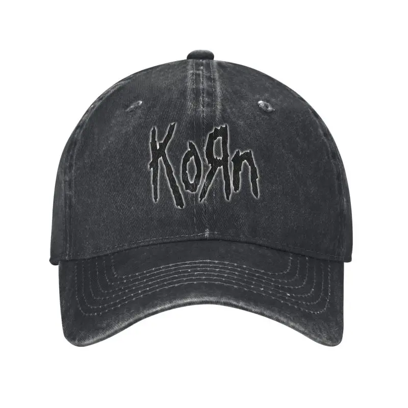 Custom Fashion Cotton Korns Heavy Metal Music Hard Rock Roll Baseball Cap for Men Women Adjustable Unisex Band Dad Hat Spring