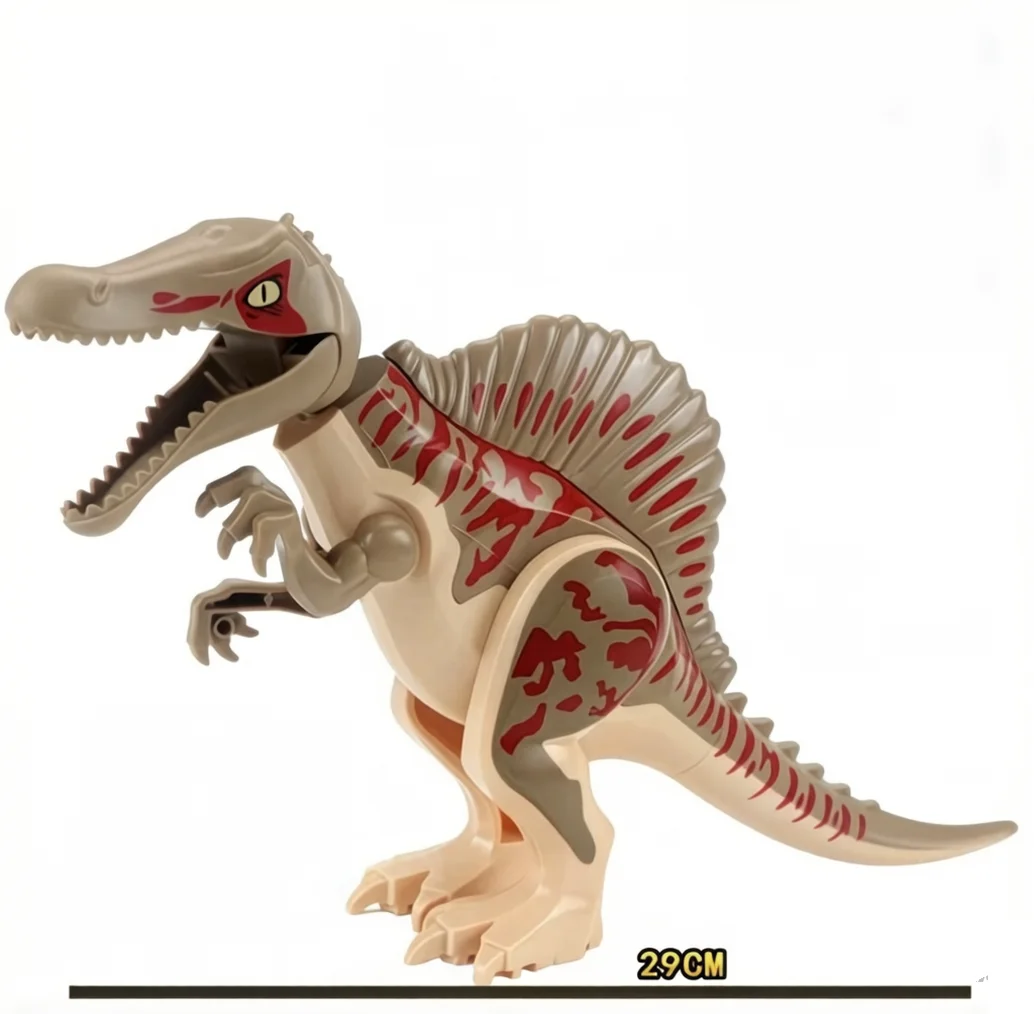 Jurassic World Dinosaur Building Blocks Toys Large Tyrannosaurus Rex Giganotosaurus Spinosaurus Figures Educational Gift - view 2