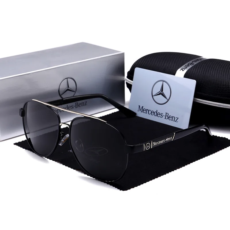 For Mercedes Benz A B C E V R-Class A45 C43 CLA GLA GLC SL Car Luxury Men Driving Polarized Sunglasses Anti Glare Driver Goggles