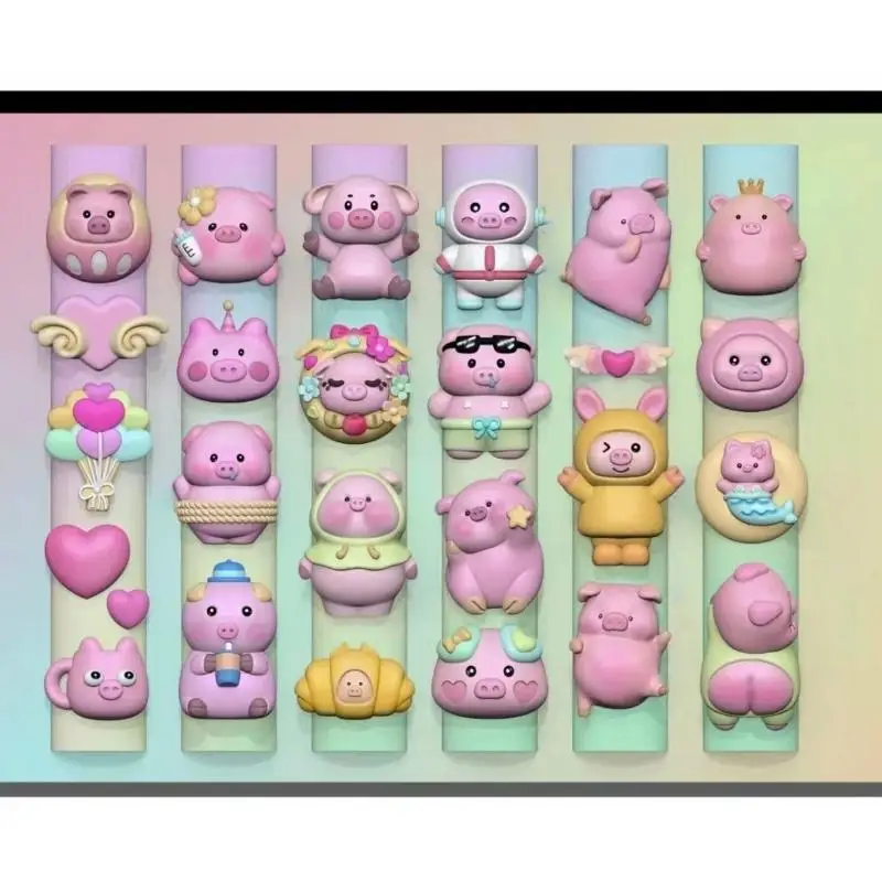 Милая-свинья-3d-силиконовая-форма-для-ногтей-ретро-ваза-для-цветов-подсвечник-в-китайском-стиле-прозрачные-шаблоны-для-ногтей-diy-инструмент-для-дизайна-маникюра