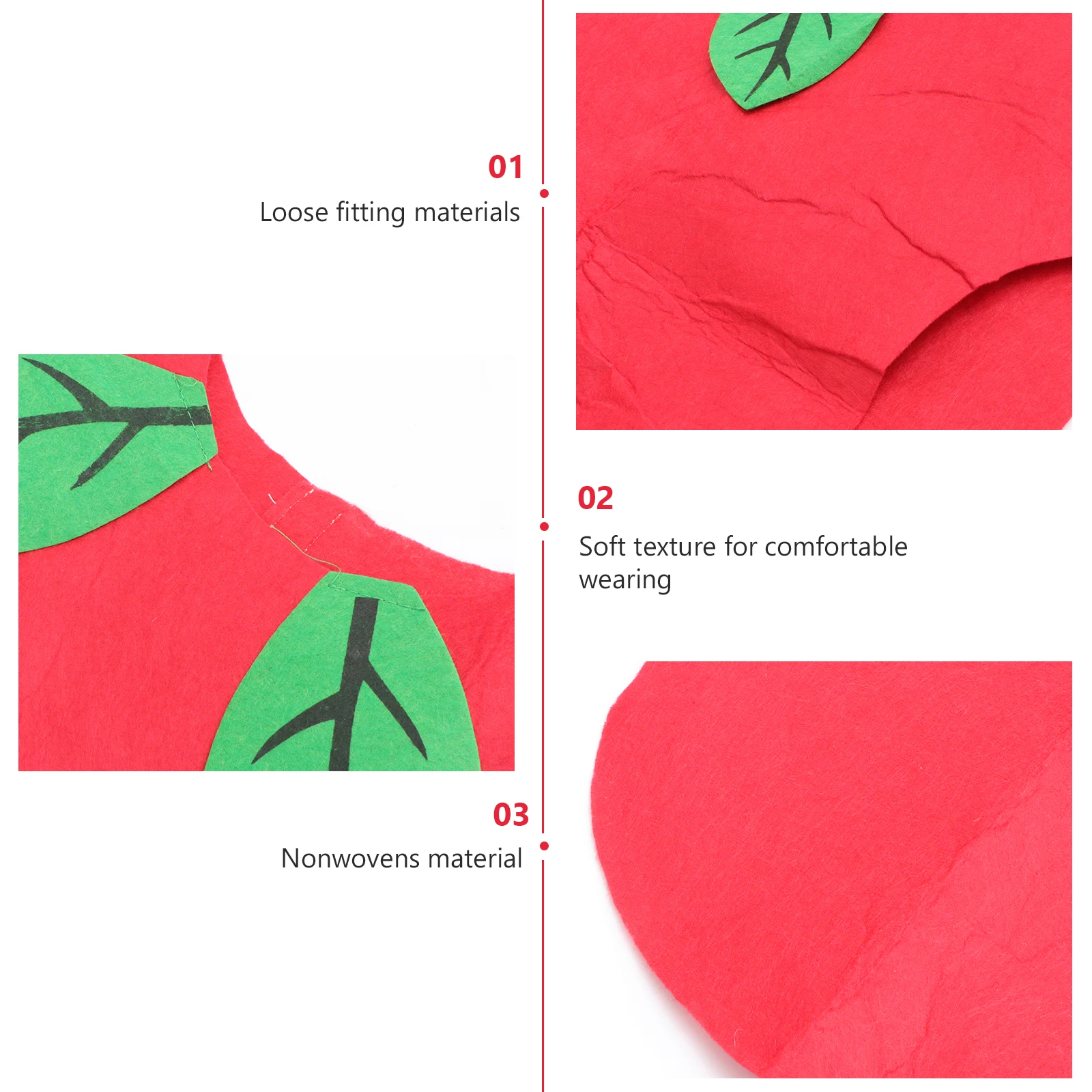 

Fruit Costumes Kids School Party Children Watermelon Apple Adorable Design Comfortable Wear Easy Clean Loose Fit Halloween Stage