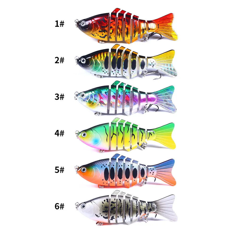 Untergetauchtes mehrteiliges Fischköder-Set für neue bunte Angelausrüstung – Detail 1