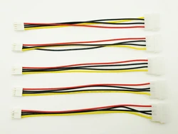 5PCS 4Pin Molex IDE Male to 4P ATA Female Power Supply Cable Floppy Drive Adapter Connector for HDD PSU ETH EOS BTC Miner Mining