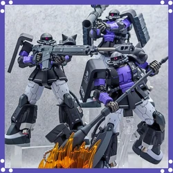 Gaogao Zaku Ms-06R-1A Model montażowy Zestaw modeli akcji Hg 1/144 005 003 Zaku Ii High Sniper Rifle Axe Cannon Mobility Type Robot