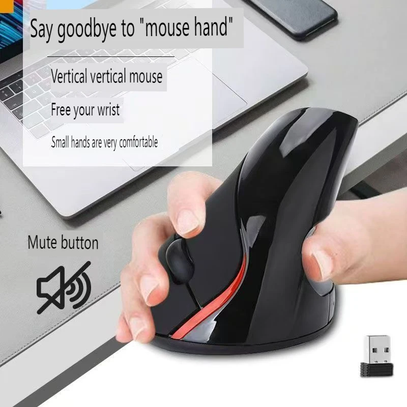 Ergonomic Wirless Mouse Gaming Mice USB Wired Optical Healthy Vertical Mause 1600 DPI Optical Mouse for PC Laptop Gamer Mice
