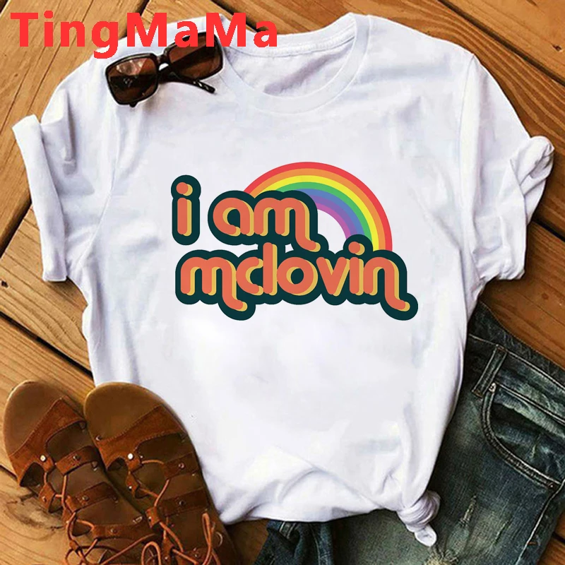 Homme T Shirt Summer Men T-shirt Mclovin Id Card Superbad Geek Mens Hip Hop Funny Graphic Tees Harajuku Shirt Male