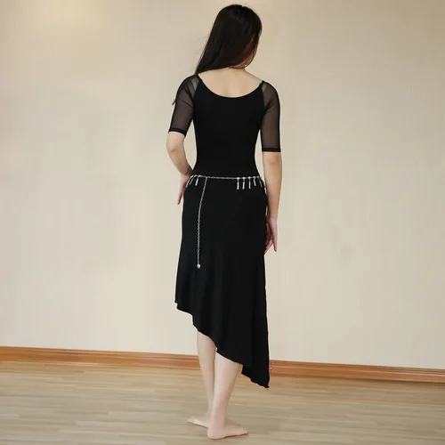 Imagen 2 del producto 1 unids/lote mujer bely vestido de baile señora entrenamiento traje de baile vestido modal de baile sólido