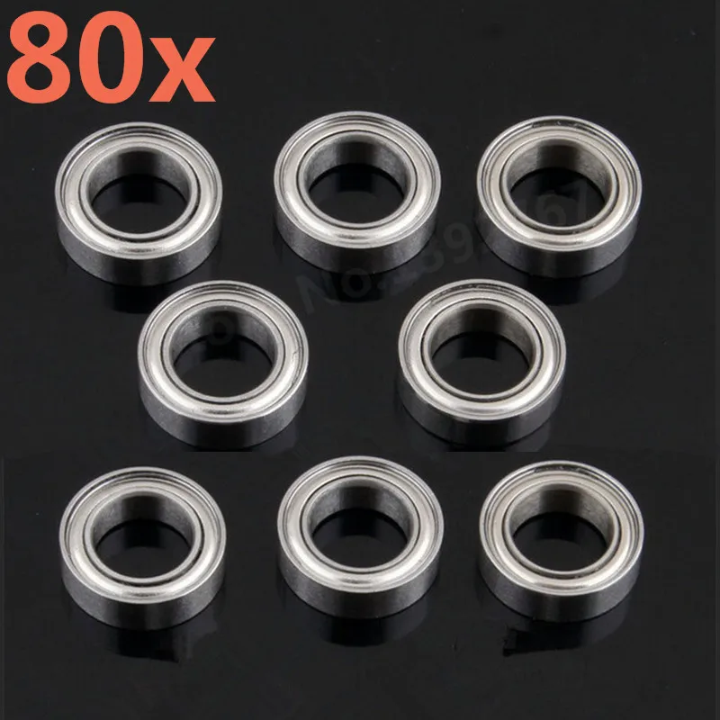 80pcs/Lot Bearing 12*8*3.5mm For HSP 1/16 Scale Model Car 86083 Himoto Buggy Truck