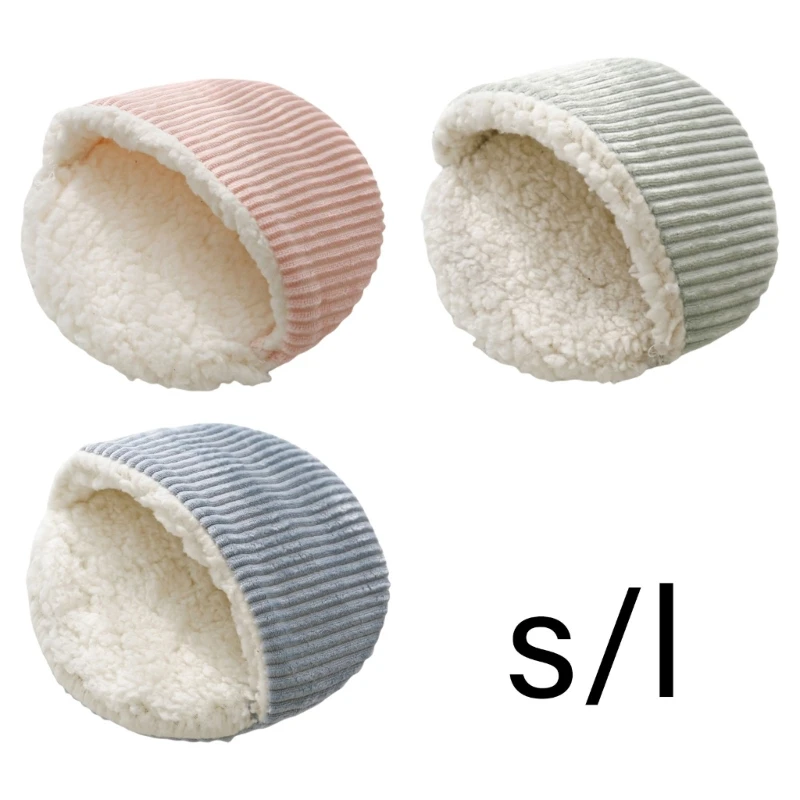 Comfortable Pet Bedding for Hamsters Washable Plush Nest Pad with Plush Filling Small Animal Resting Sleep Bed Y5GB