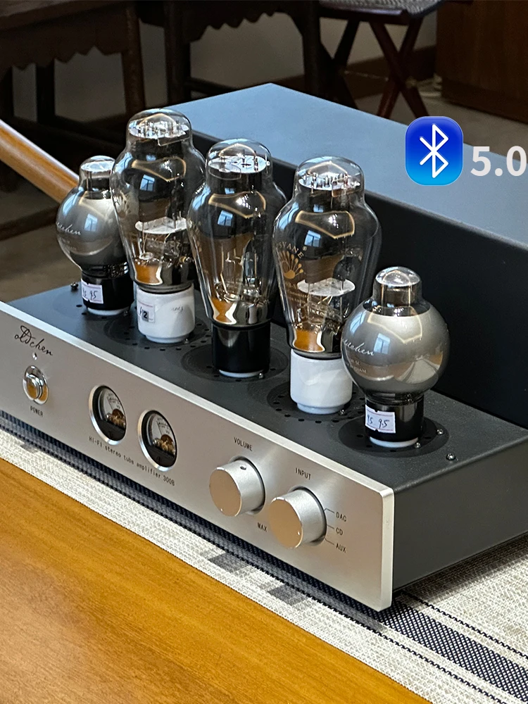 

Oldchen 300B Tube Amplifier Single-ended Home Theater Pure Class A HIFI Tube Sound Amplifier with 274B and CV181-SE