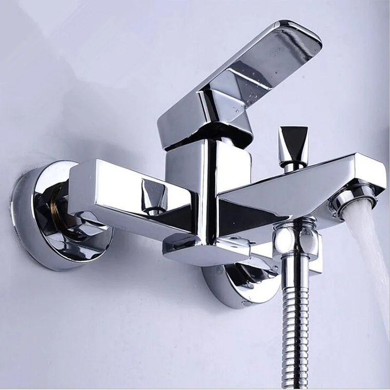 Zinc alloy shower bath mixing valve faucet hot and cold three leading sanitary ware bathroom factory outlet