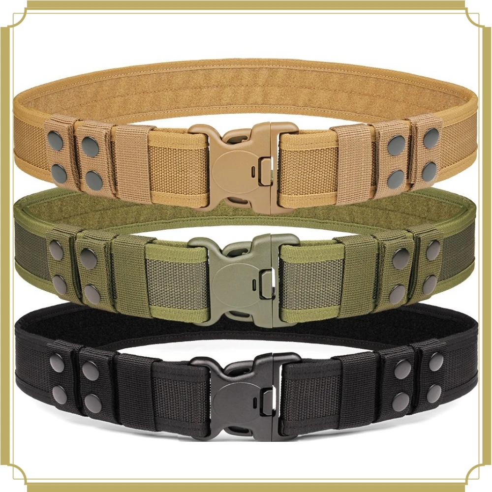 

5cm new girdle woven training belt inner and outer belt for men