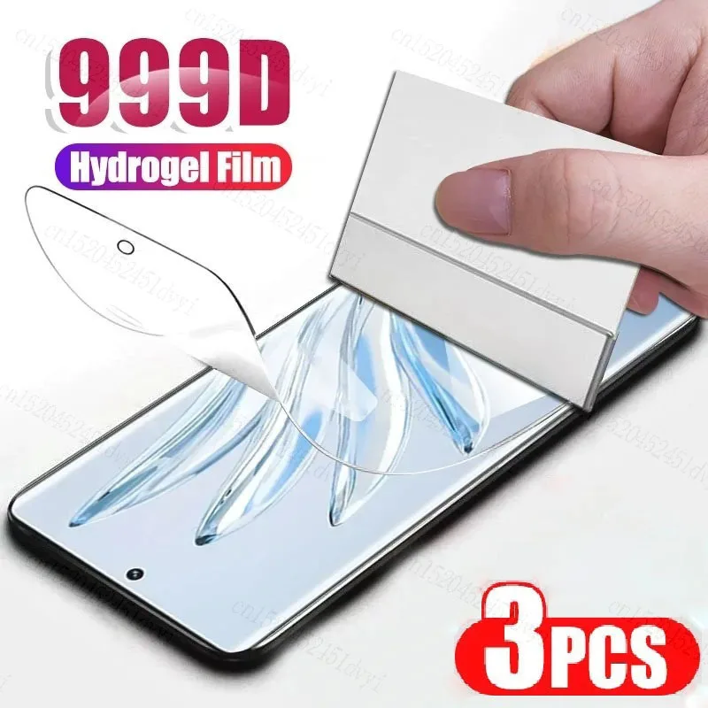 Защитная пленка для Huawei Honor 90 80 60 70 Lite Pro Plus + SE GT, Гидрогелевая пленка с полным покрытием для Honor X50, X50i, X40, X40i, 3 шт.