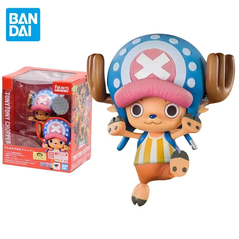 Bandai Original One Piece Anime Figure Figuarts ZERO Tony Tony Chopper Favorite Marshmallows Action Figure Toys for Kids Gift