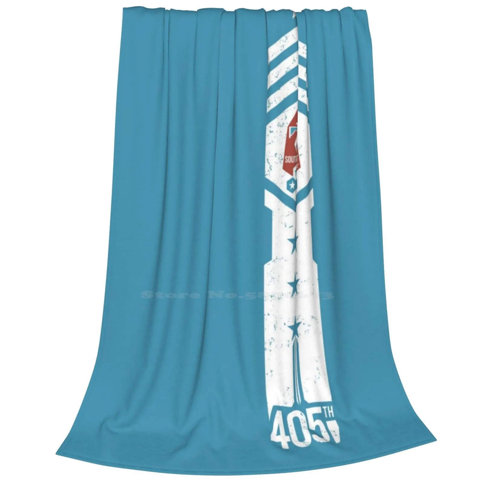 405Th فوج جنوب غرب رائجة البيع الطباعة عالية الجودة الدافئة الفانيلا بطانية 405Th جنوب غرب ماستر رئيس درع فوج