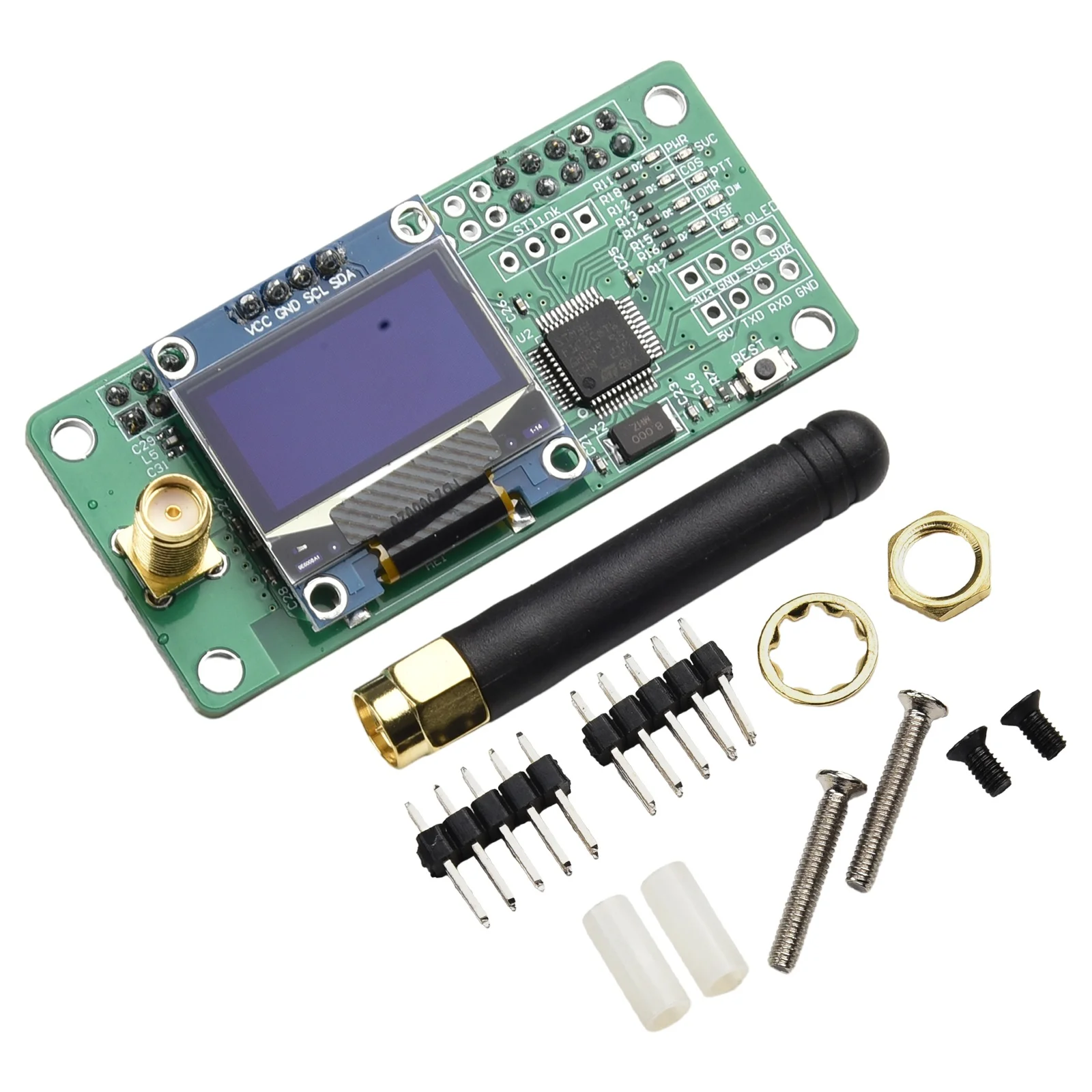 MMDVM Relay P25 Dstar Radio Digital untuk Gateway Hotspot papan ekspansi + s melepaskan kekuatan D bintang dan P25