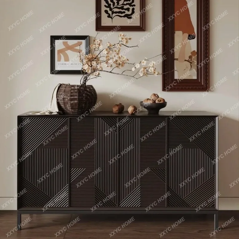 XXBeautiful Modern simple and creative dining side cabinet  paint porch cabinet Hotel villa home living room locker