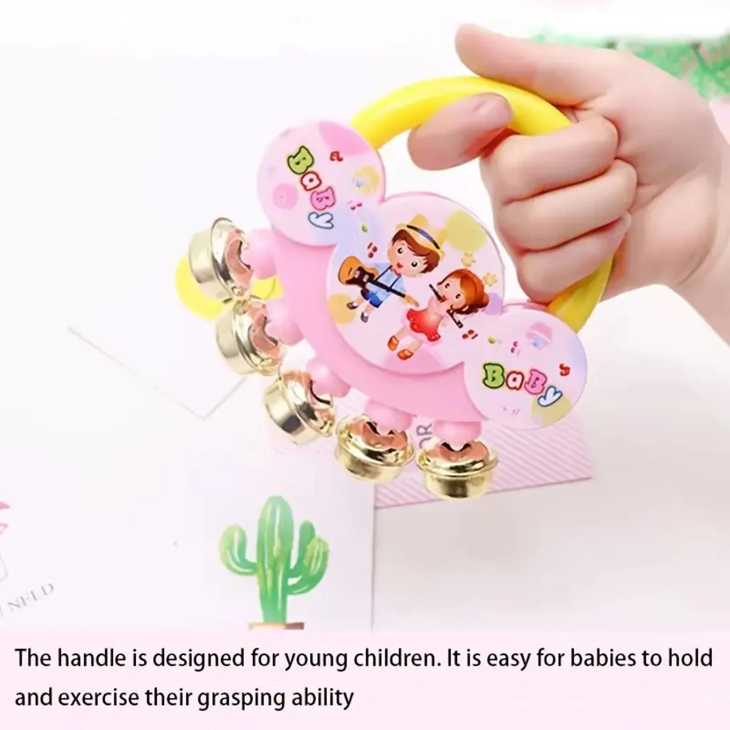 Baby Hand Rattle, Educational Toys For Boy And Girl ,New Metal Bells Baby Hand Rattle Toy Personalized baby rattles Baby gadgets