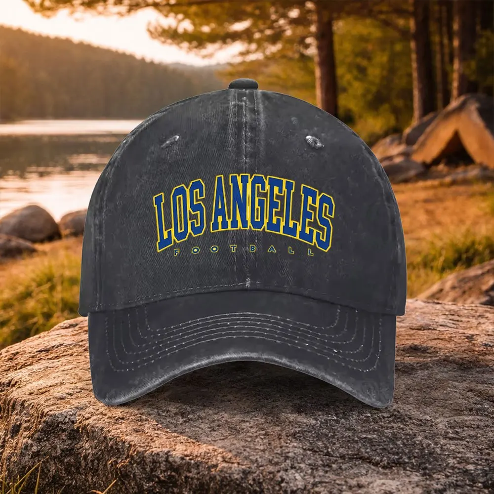 

Los Angeles Football Team Cap - Unisex Duckbill Baseball Hat Suitable for Golf, Casual Wear & Outdoor, Machine Washable Themed f