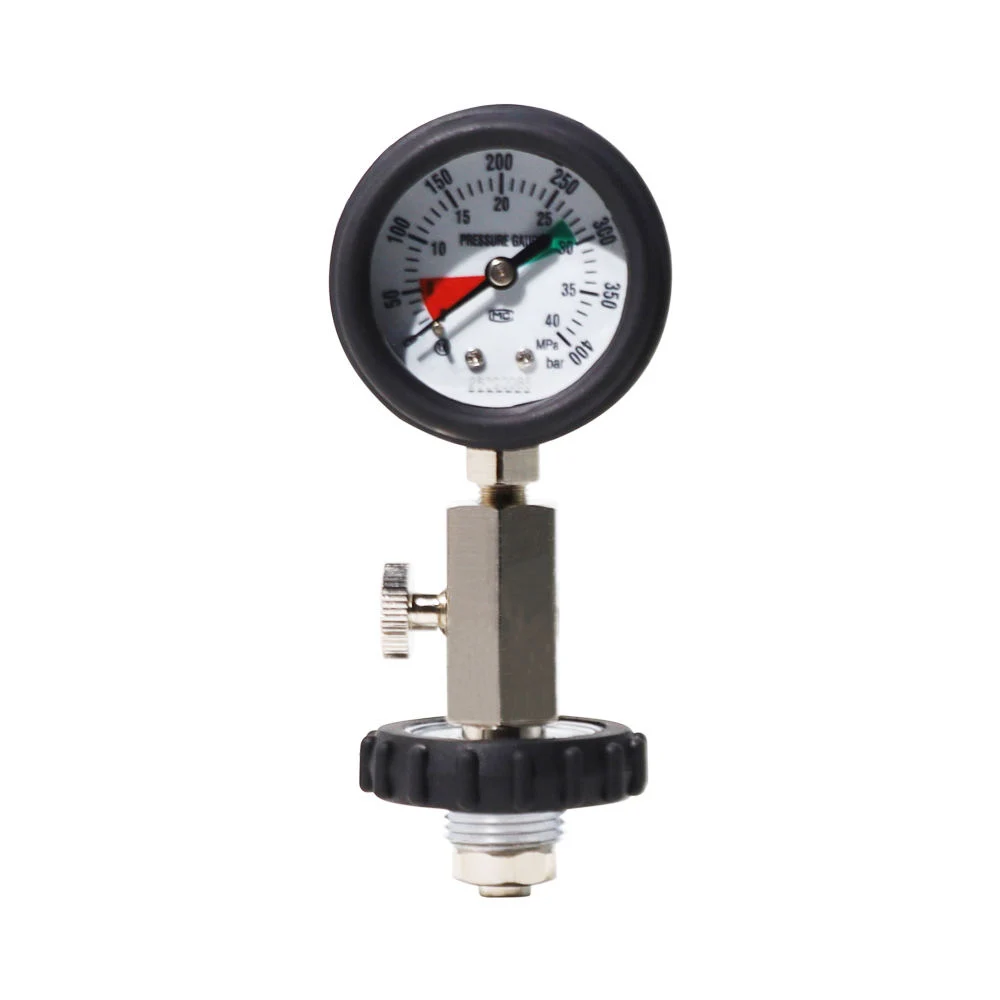 

1pcs G5/8 400bar-40Mpa Scuba Diving Cylinder With DIN Pressure Gauge For Scuba Diving Pool Accessories