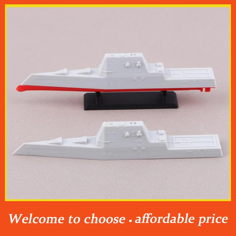 

TH 1PC new Miniature Zumwalt-class Destroyer Model 1/2000 Scale Warship Waterline/Full-hull Type 3D Printed For Diorama Scene