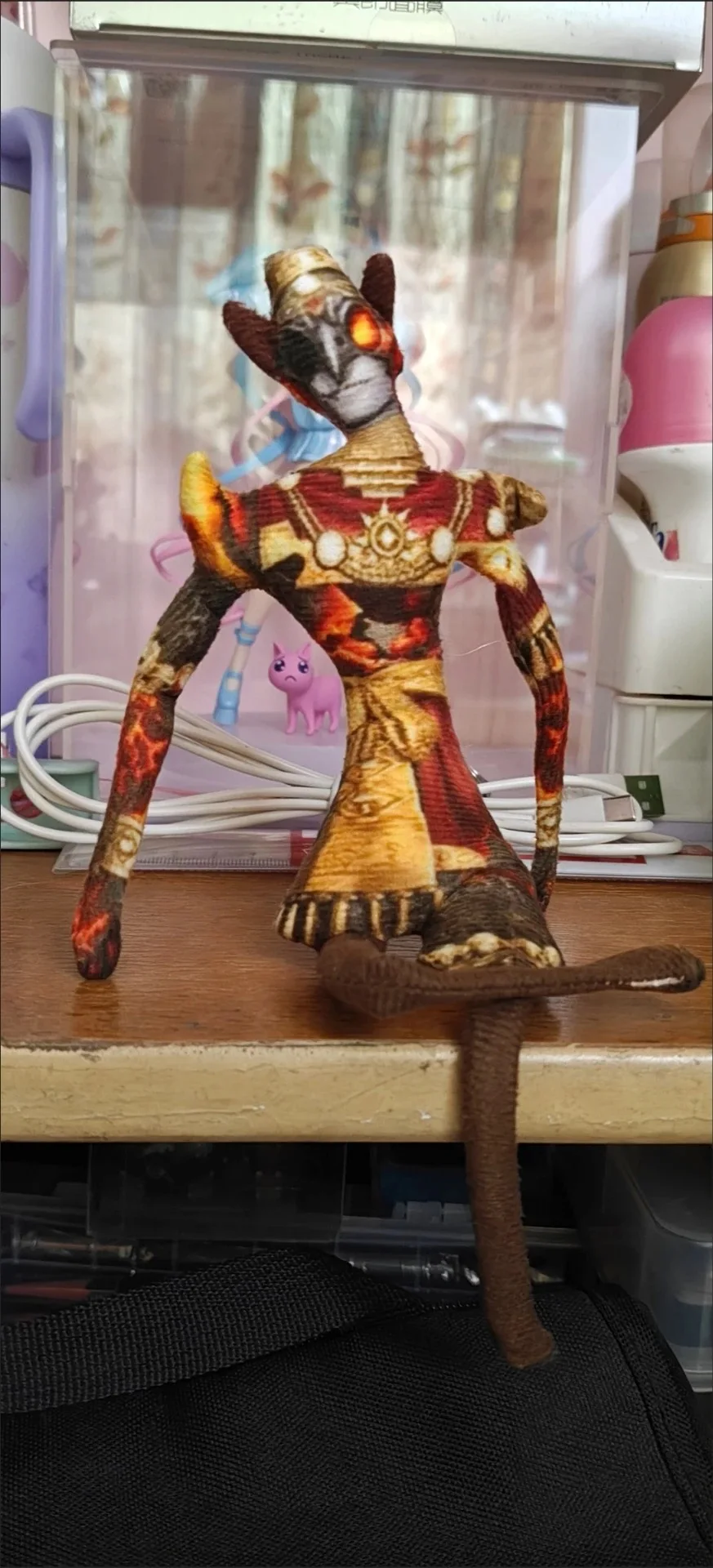 دمية New Fool's Gold Guilty Meltfire تحفز الأيدي والأقدام، يمكن أن تتحرك، بها سلك حديد، تصميم مقعر جاف للماوس