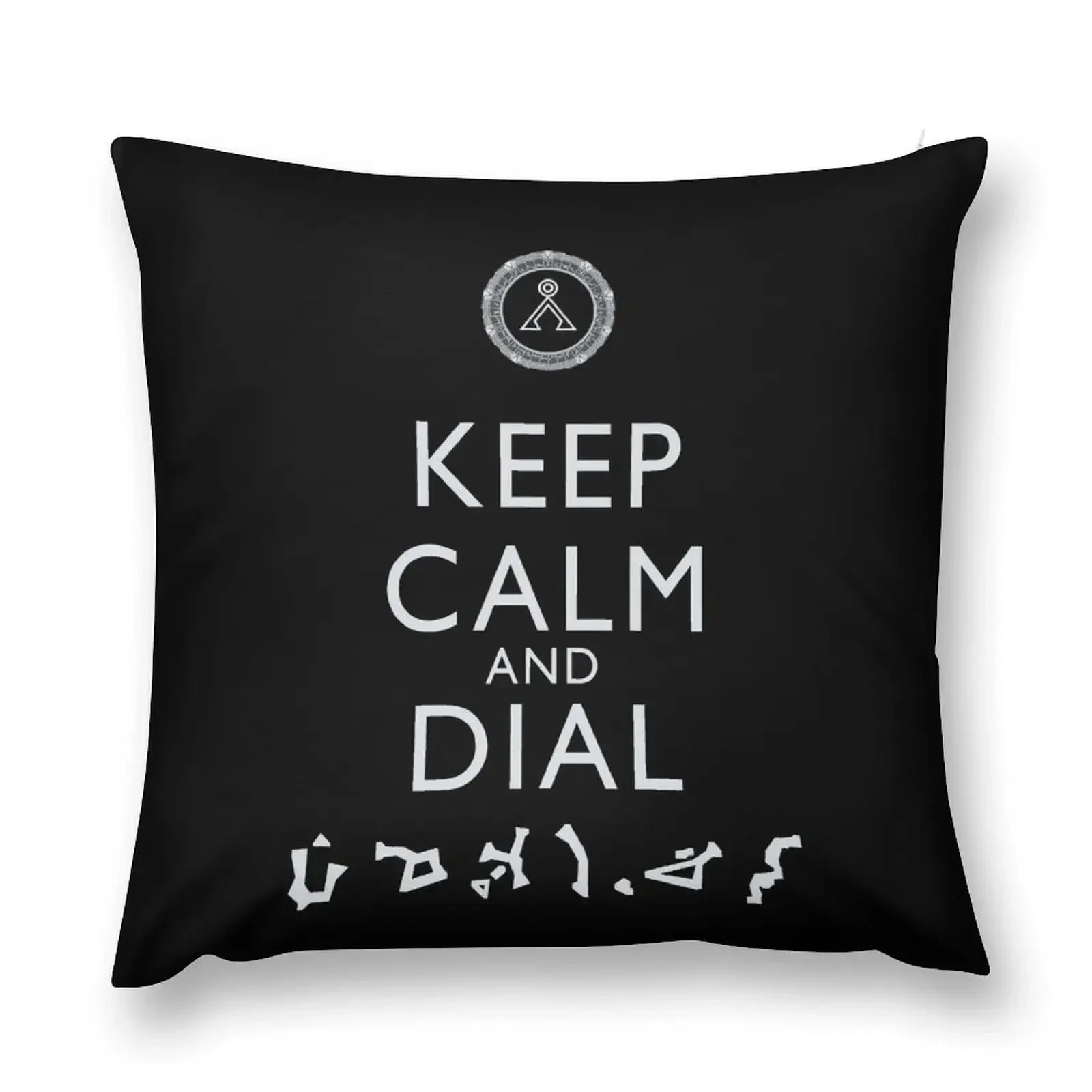 Keep Calm and Dial Earth Throw Pillow Pillowcase Cushion autumn pillowcase Couch Cushions pillow