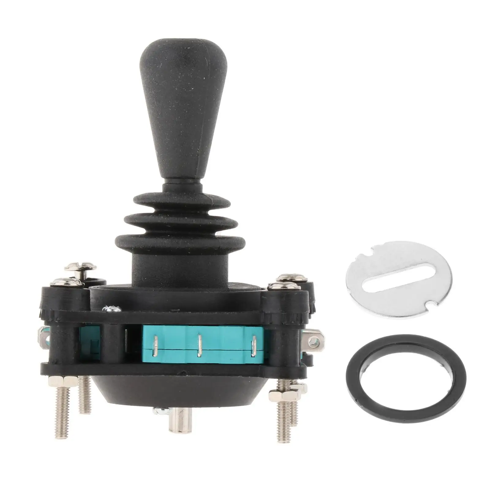 Rotary Cross Joystick Switch Self Locking 4NO4NC 5A 240V Spring Return Controller for Industrial Equipment Panel