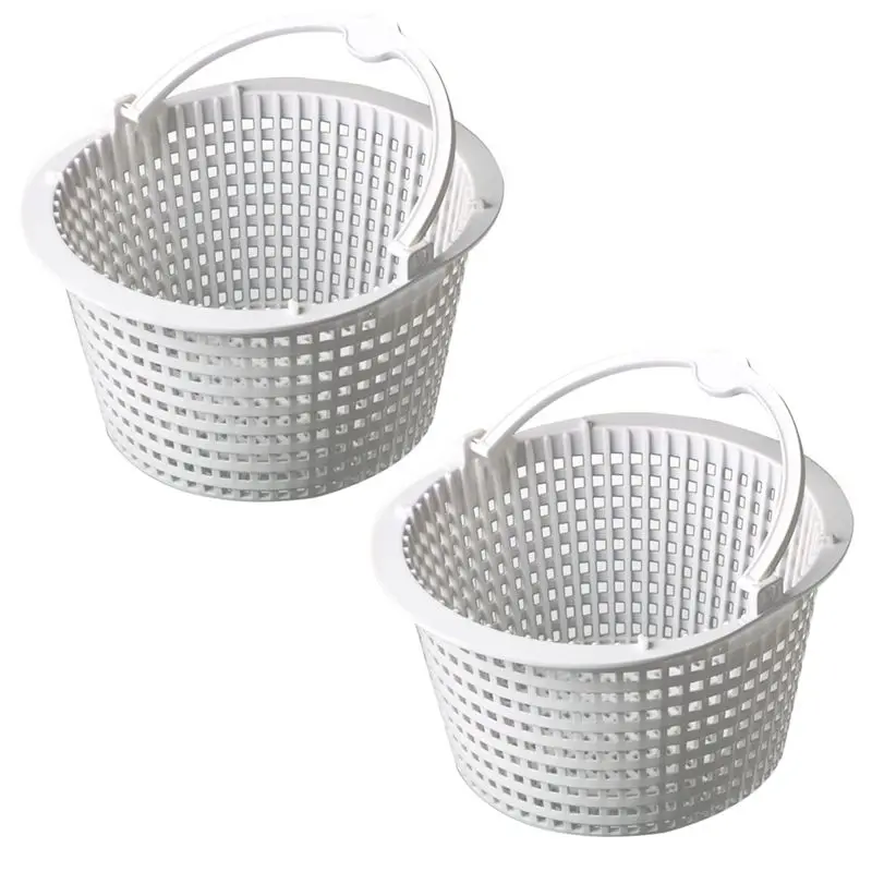 A89E-2Pack SPX1091C SP1091LX SP1091WM Skimmer Basket With Handle For Hayward Above Ground Pool Automatic Skimmer