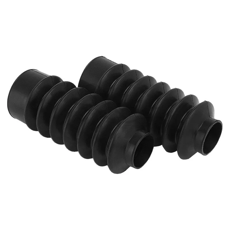 Universal Motorcycle Front Fork Boots Gators Covers Rubber Fit For Harley Softail FXST Dyna FXDWG FXWG 39mm/41mm/49mm
