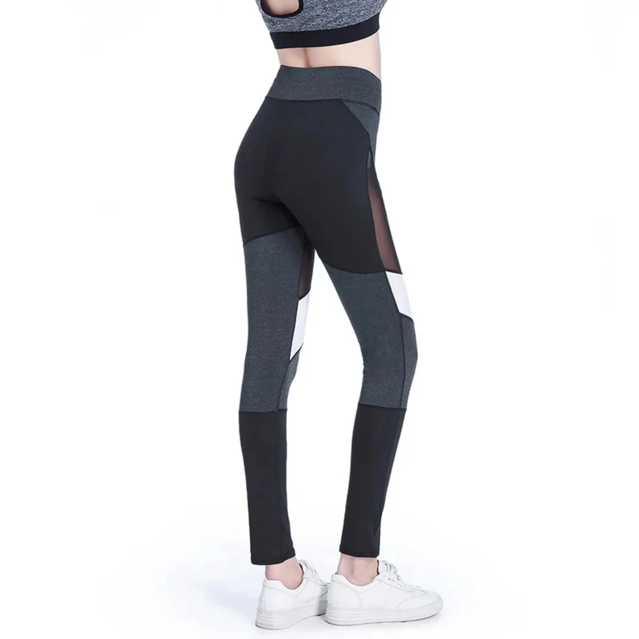 Women Gym Yoga Butt Lifting Leggings High Waist Quick Dry Sports Pants with Elastic Waistband Exercise Trousers Workout Leggings