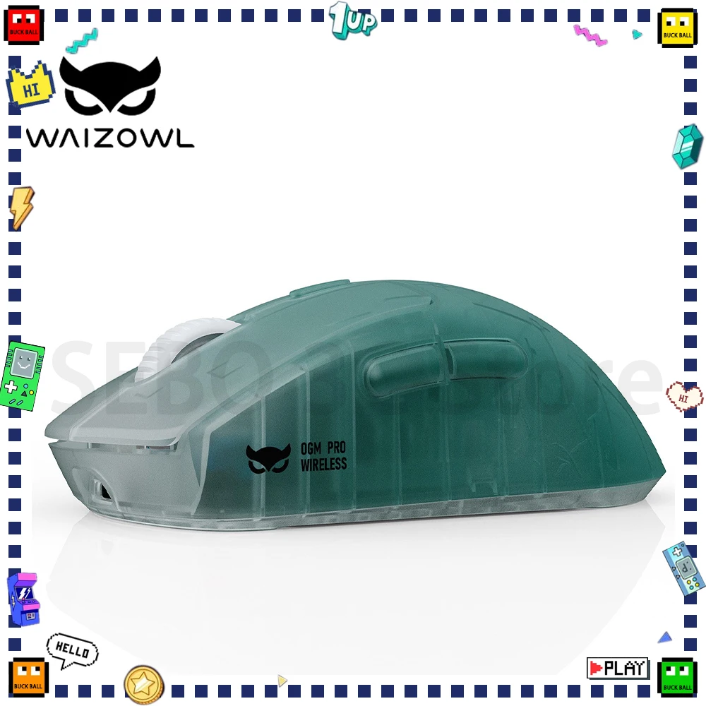 

Waizowl OGM Pro Wireless Mouse Tri Mode Bluetooth Paw3395 Sensor Gaming Mice Lightweight E-Sports Mouse PC Accessoies Gamer Gift