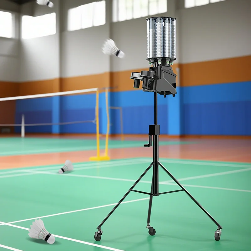 

Airo Portable Badminton Machine Large Capacity Outdoor & Indoor Badminton Balls Training Equipment with APP Remote Control