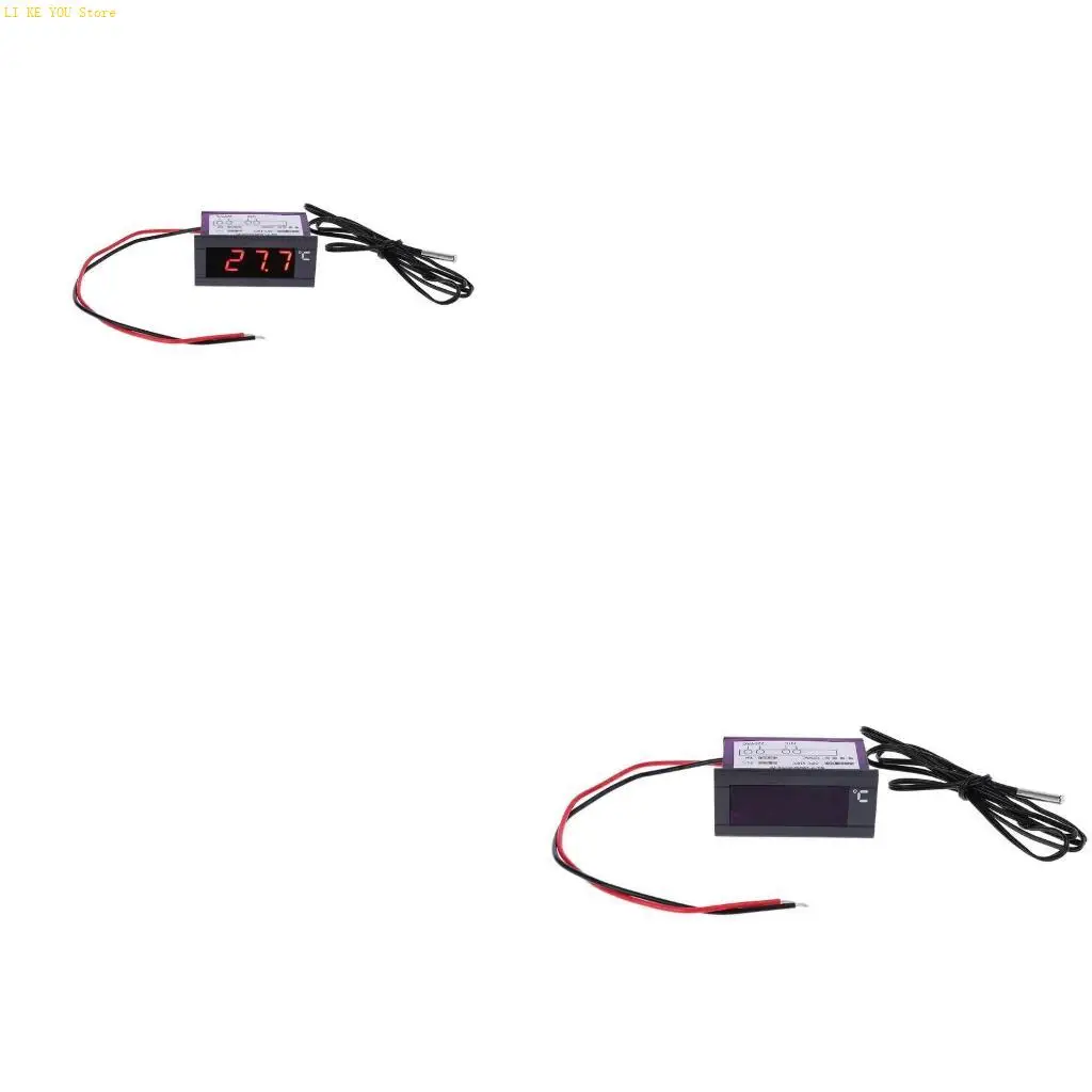 W3JE Digital Embedded Thermo meter Refrigerator Freezer Temperature Display Panel