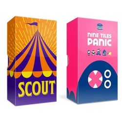 Oink Games Nine Tiles Panic/SCOUT/STARTUPS/DURIAN/Maskmen Favourite Family Games  Funny Board Game For Adults & Children