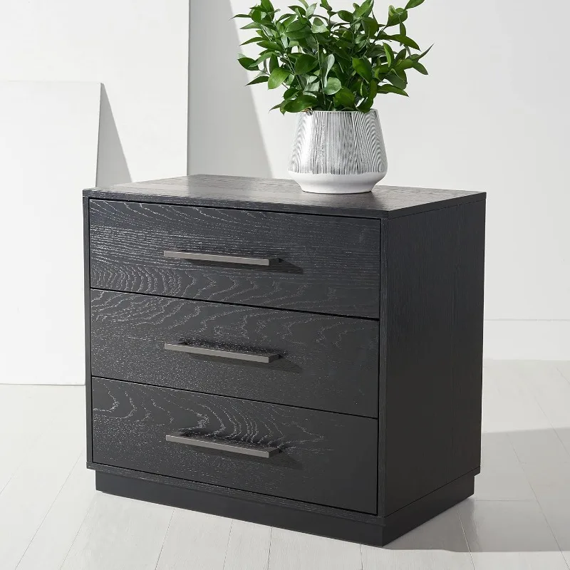 

Couture Collection Mallory Black 3-Drawer (Fully Assembled) Nightstand