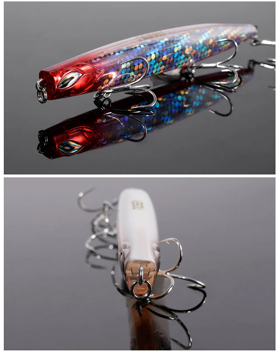 Noeby Sinking Pencil Jig Angelköder 130 mm 38 g Long Cast Distance Wobbler Stickbait Künstlicher harter Köder Meeresangelköder – Detail 8