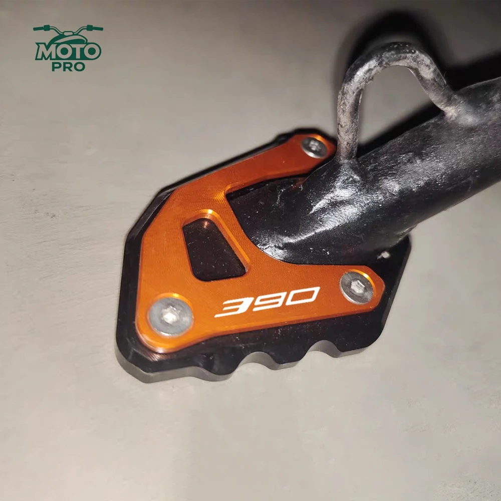 Placa ampliadora de soporte para KTM Duke 125 Duke 250 Duke 390 Duke 2024 2025 2026 Duke125 Duke250 Duke390 almohadilla de extensión de soporte lateral