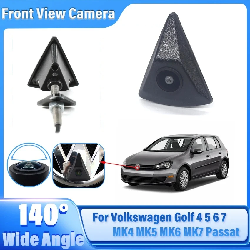 CCD-Fahrzeuglogo-Emblem-Frontkamera für VW Golf 4 5 6 7 MK4 MK5 MK6 MK7 Passat B6 B8 CC Polo 6R T4 T5 Tiguan Caddy